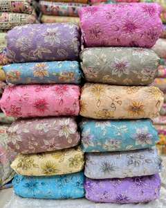 Tissu non tissé de haute qualité Jimichu, tricoté chaîne, respirant, finition lisse, anti-UV, pour accessoires de Kurtis - Product Image 1