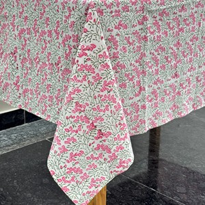 Floral Printed Cotton <b>Tablecloth</b> <b>Square</b> Pastoral Style Washable Home Use Cotton <b>Tablecloth</b> <b>Square</b> Covers Napkin/Placemat - Product Image 4