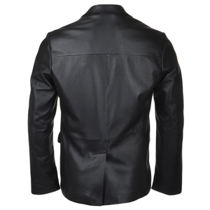 Cheap Rate Men <b>Leather</b> <b>Blazer</b> Breathable Custom Made Comfortable Top Trending Active Wear Men <b>Leather</b> <b>Blazer</b> with Best Style - Product Image 3