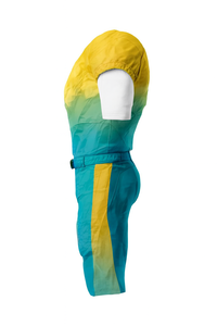 Uniforme de Fútbol Americano Personalizable para Hombre, Cuello en V, Manga Corta, Color Degradado, Jersey y Pantalón de Poliéster Ajustados que Absorben la Humedad - Product Image 5