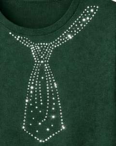 Camiseta de Algodón Verde Oscuro para Mujer con Estampado de Lazo de Diamantes de Imitación, Top Casual de Manga Corta para Verano, Fabricante Personalizado, Suministro de Fábrica OEM - Product Image 5