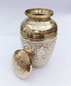 Urnes funéraires américaines en laiton gravées sur mesure de haute qualité, pour cendres humaines adultes, souvenir, capacité de 200/220 pouces cubes, vente en gros - Product Image 3