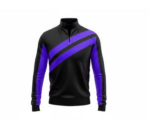 High Quality Quarter Zip <b>Pullover</b> – Custom Teamwear <b>Jacket</b> for <b>Men</b> Women Youth Sportswear Quick Dry Team <b>Pullover</b> - Product Image 2