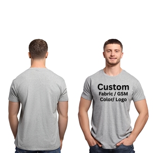 เสื้อยืดลำลองสปอร์ตผู้ชาย โลโก้สั่งทำได้ เนื้อผ้าคุณภาพสูง ระบายอากาศ แห้งเร็ว ทรงปกติ แขนสั้น รับสั่งซื้อจำนวนมาก - Product Image 1