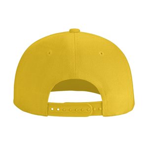Gorra Snapback Personalizada Amarilla de 6 Paneles con Logotipo de Letras Arcoíris en el Panel Frontal, Ajustable, Unisex, de Hilo de Algodón, Estilo Casual - Product Image 6
