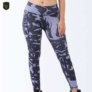 Leggings de sport pour femme à taille mi-haute, longueur intégrale, sublimation, séchage rapide, extensibles, pour la gym, le fitness, la course et l'entraînement - Product Image 1