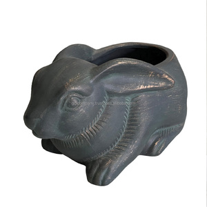 Statues de décoration en terrazzo de design moderne en blanc/noir/gris, faites à la main pour la maison et le jardin - Product Image 4