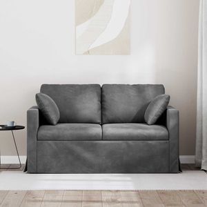 Sofá de terciopelo gris oscuro para sala de estar, 54,33 x 30,71 x 31,50 pulgadas - Product Image 3