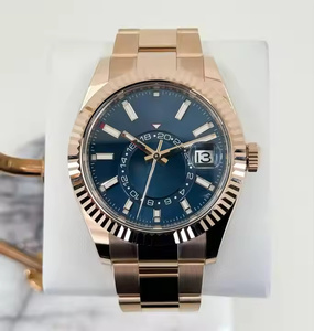 Montre-bracelet de luxe élégante pour homme, en quartz, entièrement sertie de diamants Moissanite, style tendance - Product Image 1