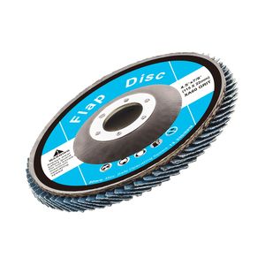 Dischi lamellari abrasivi in zirconia tipo 29 per smerigliatrice angolare, grana 60 P80, 4 1/2'' x 7/8'' - Product Image 5