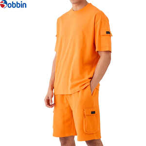 Comfortable Summer Collection Breathable Printed Breathable Unisex Shorts Set Customized Trade Men's Plus Size Short Jogger Set - Product Image 1