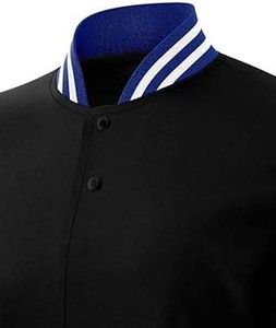 เสื้อแจ็คเก็ตเบสบอลผู้ชายแบบกำหนดเอง ผ้าฝ้ายระบายอากาศ ปักลาย  แบบลำลอง  ผ้าฟลีซ  แบบ Letterman Varsity - Product Image 3