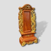 Sculpture en bois gravée sur mesure à motif animal traditionnel, décoration de table durable pour la maison et le bureau, Tam Viet