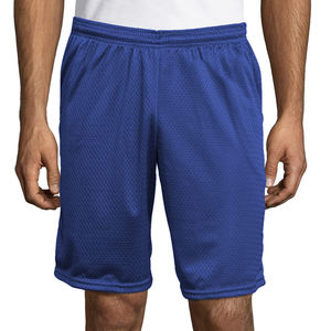 Pantalones cortos deportivos de malla para hombre, fabricados en fábrica, con impresión de logotipo personalizado, ropa deportiva para hombre, pantalones cortos de malla con todas las tallas disponibles. - Product Image 1