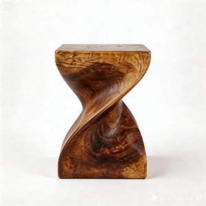 Hot Sale Living <b>Bed</b> Bath Room TerracePedestal Twisted Wooden Suar Small Medium Modern Antique Side <b>Table</b> Chair Stool Ottomans - Product Image 3