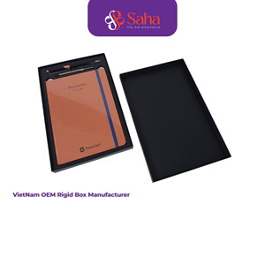 Recyclable Bio-degradable OEM Customizable Gold Foil Stamping Embossing Matt Lamination Gift Handmade Vietnam <b>Kraft</b> Paper <b>Boxes</b> - Product Image 4