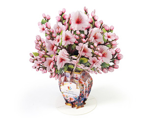 Wholesale <b>Paper</b> 3D Pop up Cards <b>Bouquet</b> Flower to Thank You or Happy Birthday - Product Image 2