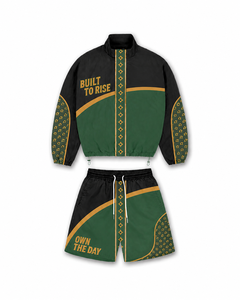 Ensemble veste et pantalon coupe-vent en nylon personnalisé, service de fabrication OEM, faible MOQ, qualité supérieure, vêtements d'extérieur légers - Product Image 5