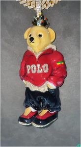 Colgante de Oso Polo Personalizado con Incrustaciones de Moissanita VVS, Cadena de Moissanita, Tendencia, Superventas, Gran Oferta, Estilo Hip Hop, Lujo, Pieza de Destaque, Único - Product Image 4