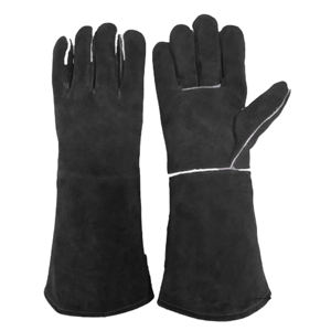 Gants de soudage en cuir de vachette pleine fleur, robustes, pour la protection des mains des soudeurs, gants de sécurité professionnels. - Product Image 2
