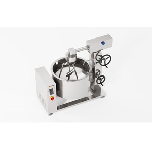 Olla de vapor con inducción y revestimiento giratorio Amicook 380V/440V, modelo de olla de inducción para servicio de alimentos, inclinable, para freír currys, compacta. - Product Image 1