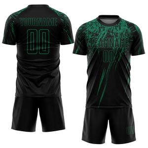 Ensemble d'uniformes de football personnalisés en gros 2025, entièrement sublimés avec un design et un logo personnalisés, uniformes de football à vendre, service OEM - Product Image 1