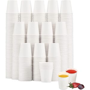 Confezione da 600 Bicchieri di Carta Bianchi Monouso da 3 oz, Piccoli Bicchieri per Bagno per Collutorio/Bevande Fredde, Bicchieri per Bevande Calde/Fredde - Product Image 1