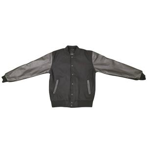 Chaquetas Varsity Personalizadas con Cuello Alto de Lana para Invierno, Fabricadas en Pakistán, Color y Logotipo Personalizables - Product Image 2