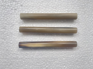 Natural Buffalo Horn Rod Round Polished <b>Sandblasted</b> Craft Material Modern Real Touch Imitation Art Collectible Decorative Piece - Product Image 6