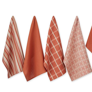 Essuie-tout de cuisine en coton 100% tissé compressé à carreaux teint en fil, 18x28 pouces, pour la maison, vente en gros, fabricant OEM ODM - Product Image 1