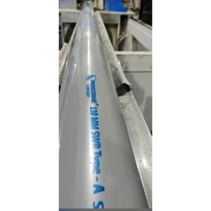 ท่อระบายน้ำเสีย SWR ขนาด 3 นิ้ว ยาว 3 เมตร สีเทา แบบ A รูปทรงวงแหวน แบบเสียบเข้าได้ สำหรับการไหลเวียนของน้ำอย่างมีประสิทธิภาพ - Product Image 1