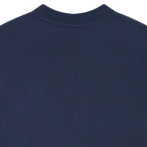 Camiseta de Manga Corta Oversize para Hombre, Color Azul Marino Oscuro, con Gráfico Frontal, Algodón, Estilo Casual Urbano, Venta al Por Mayor, Suministro de Fábrica OEM - Product Image 4