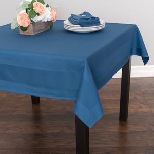 Classic Printed Snowflake <b>Tablecloth</b> Linen Cotton Woven Washable Home Use - Product Image 3