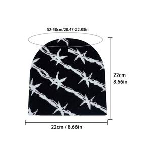 Gorros de Lana con Etiqueta Tejida Personalizada, Logotipo Bordado en 3D, Protección para las Orejas, para Invierno, Unisex, Uso Diario al Aire Libre, Venta Directa de Fábrica - Product Image 4