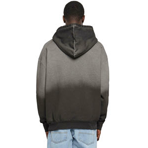 Sweat à capuche d'hiver pour homme, design personnalisé, avec poches kangourou, 100% coton molletonné, style streetwear oversize - Product Image 5