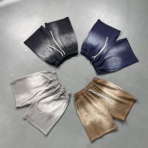 Pantalones Cortos Deportivos de Forro Polar para Hombre, Cintura Elástica Cómoda, para Gimnasio, Entrenamiento, Correr, Ropa Casual de Verano - Product Image 6