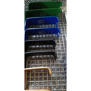 Juego de instrumentos quirúrgicos ortopédicos de acero inoxidable estilo Trimline ACDF, manual, de alta calidad, grado A+, para puente óseo - Product Image 2