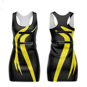 <b>Women's</b> Durable Plus Size Netball <b>Skort</b> Uniform Quick Dry Breathable 100% Polyester Sublimation Print Teamwear OEM Custom Dress - Product Image 4