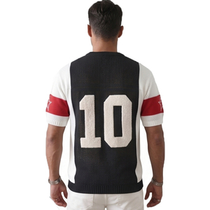เสื้อฟุตบอลอเมริกันตาข่ายสำหรับผู้ชาย โพลีเอสเตอร์ 100% เสื้อเจอร์ซีย์หมายเลขทีม เสื้อฝึกซ้อมตาข่ายอเมริกันสำหรับผู้ชาย - Product Image 2