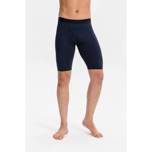 Shorts de compression pour hommes pour l'entraînement en salle de sport, avec tissu extensible, design anti-transpiration, soutien musculaire et coupe ajustée confortable. - Product Image 2
