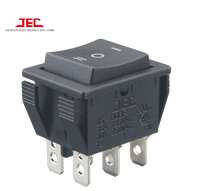 Interrupteur à bascule double pôle 2NO marche/arrêt JEC 608 10A 250VAC IP65, courant maximal 16A, bouton poussoir ULCUL ENEC CQC pour -25C~85C