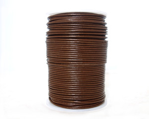 สายหนังวัวแท้ทำมือสีน้ำตาล RCR32 1.5มม. คุณภาพสูงราคาสำหรับงานหัตถกรรมสำหรับเชือกและเชือก - Product Image 3