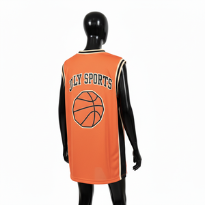 Maillot de basket-ball pour femmes, en polyester respirant à séchage rapide, avec empiècements noirs, design personnalisé par transfert thermique, logo personnalisé. - Product Image 5