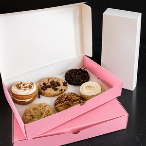 Factory Wholesale Corrugated <b>Box</b> Mailer <b>Box</b> Packaging Customized Logo Printing Bakery Cake <b>Cookies</b> <b>Box</b> - Product Image 2