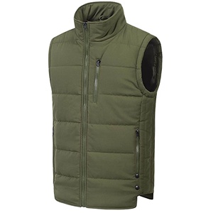 OEM <b>Cheap</b> Winter Causal Outerwear Quilted Sleeveless <b>Jacket</b> Padded <b>Puffer</b> Vest for Men - Product Image 1