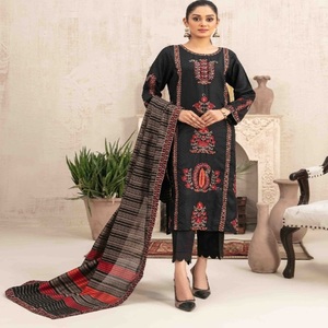 Tenues Punjabi pour femmes, vêtements de tous les jours, tenues de fête, brodées, confortables, en viscose Tawakkal, vêtements pakistanais et indiens, ethniques, modernes - Product Image 3
