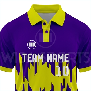 ชุดกีฬาเสื้อคริกเก็ตแห้งเร็วชุดทีมคริกเก็ตออกแบบได้ตามต้องการ - Product Image 4