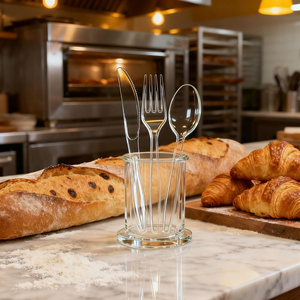 Ensemble de couverts jetables robustes en PP/PS, fourchettes, cuillères, couteaux, sans BPA, écologiques, en vrac pour les fêtes, les événements, la restauration - Product Image 4