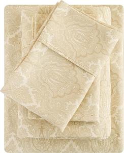 High Quality Modern Printed Wedding 4-Piece Queen <b>King</b> Bedding Set Eco-Friendly Organic Water Resistant Reversible 100% Linen - Product Image 3