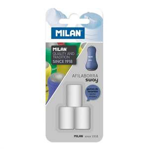 Temperamatite milano con 3 pezzi Eraser ricariche gomme durevoli e versatili - Product Image 1